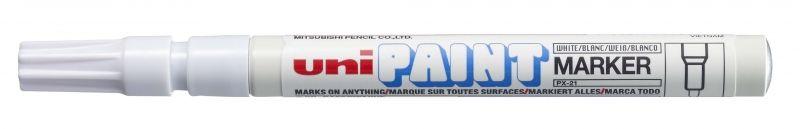 Marcador de Pintura UNIBALL PX-21 (L) (Alumínio - Branco)
