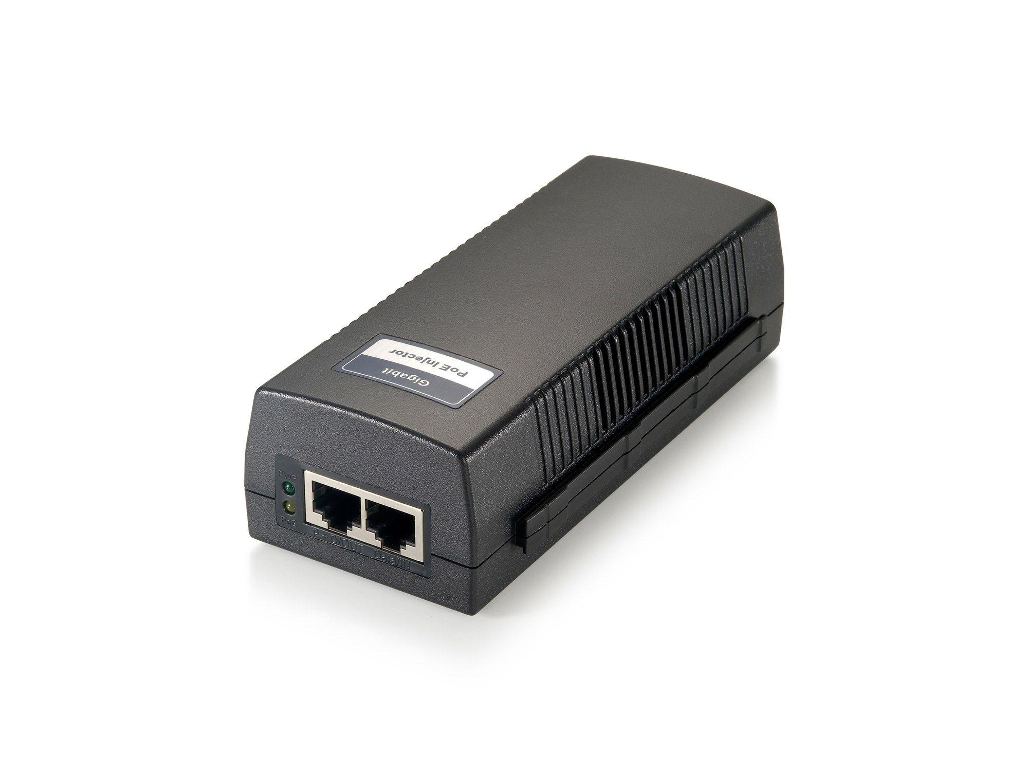 Injetor PoE LEVELONE POI-3004 (Gigabit Ethernet - 1 unidade - 10, 100, 1000 Mbit/s - Preto)