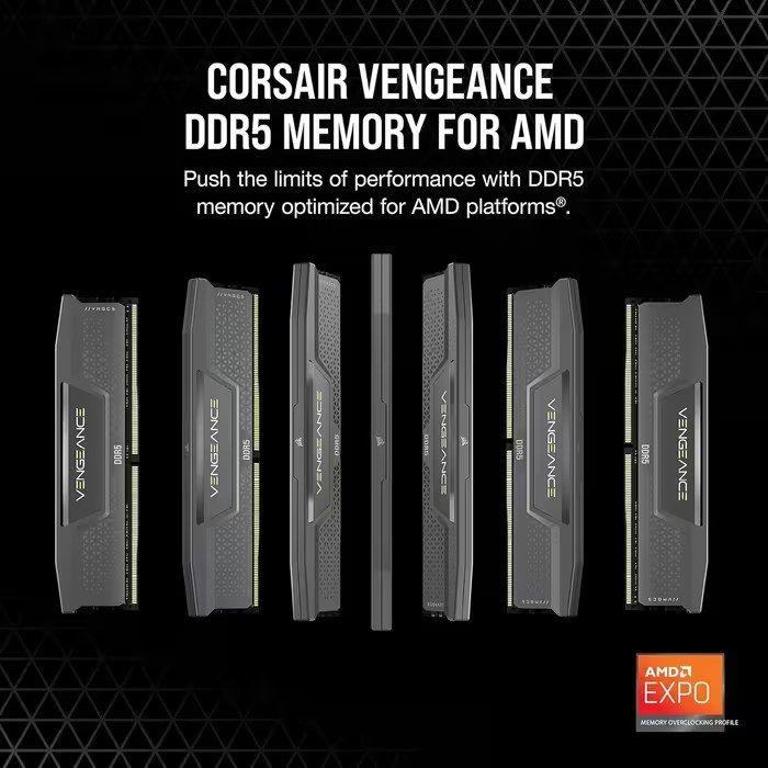 Memória RAM CORSAIR Vengeance CMK32GX5M2D6000Z38 (6000 MHz - 32 GB - DIMM), miniatura 3