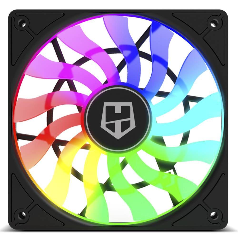 Ventoinha para Caixa de PC NOX Hummer Slim-Fan ARGB (Preto), miniatura 2
