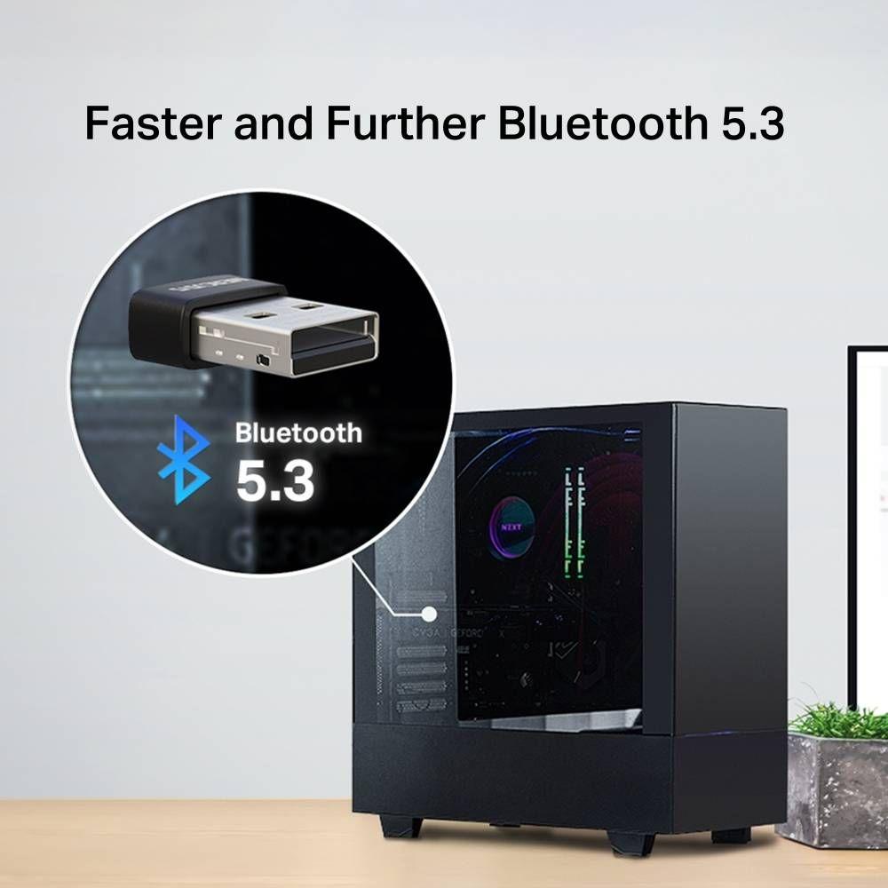 Adaptador Bluetooth USB MERCUSYS MA530 (1 unidade - USB Type-A - Preto e Metálico) — miniatura 4