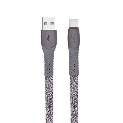 Cabo USB-C para USB-A RIVACASE PS6102GR12 (120 cm - USB-A - Cinzento) — miniatura 2