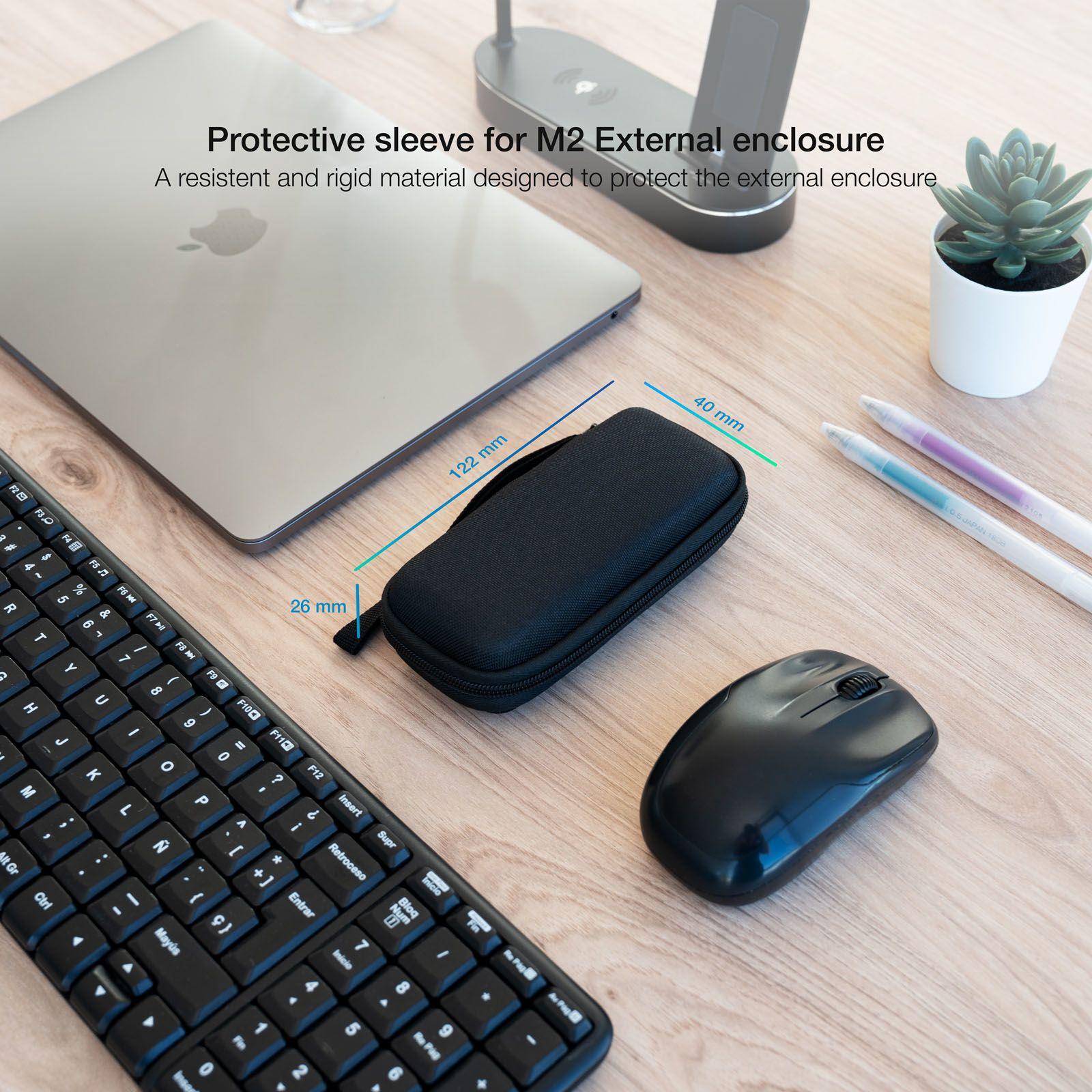 Estojo Protector TOOQ TQBC-M201B (M.2 - Preto) — miniatura 2