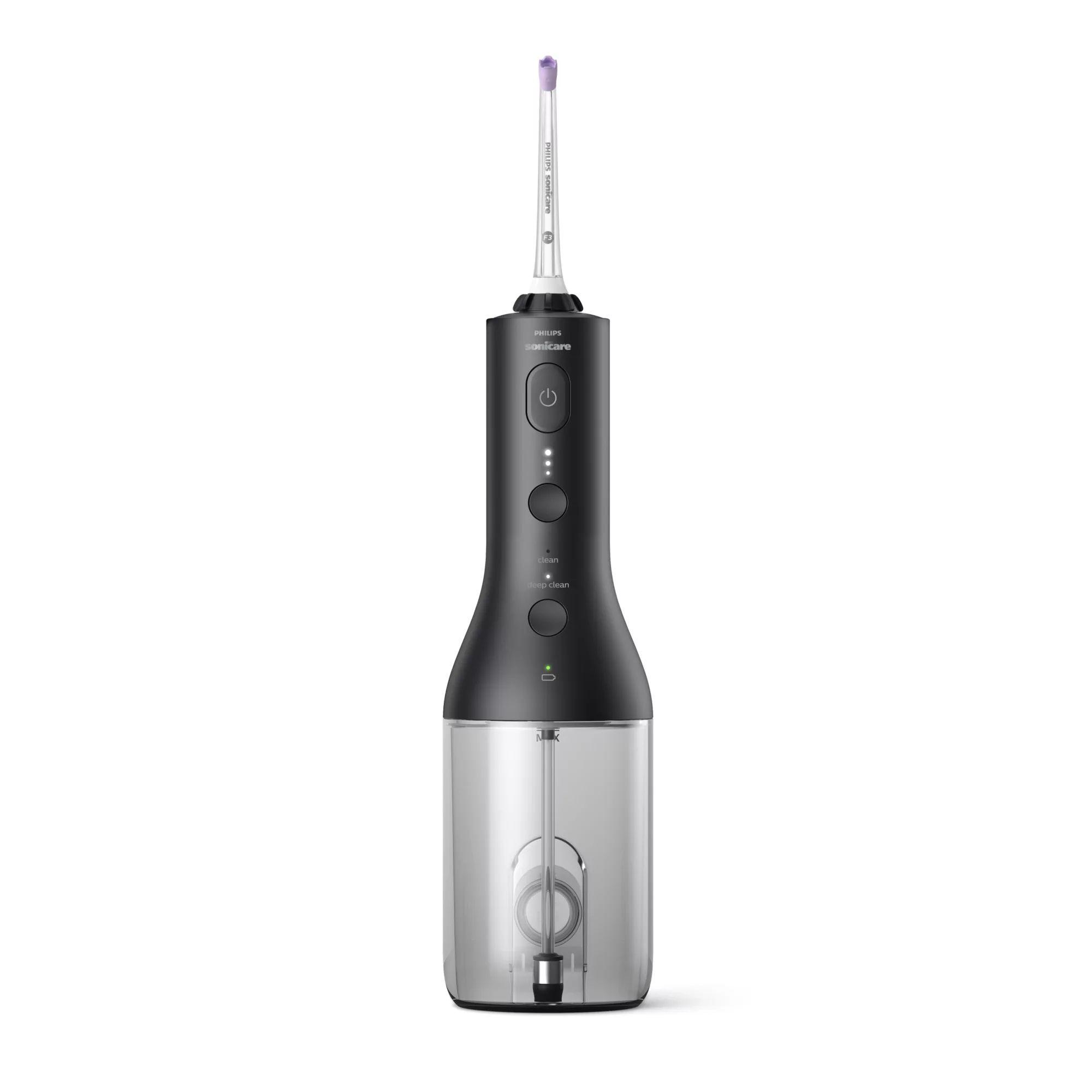 Irrigador Oral Sem Fios PHILIPS Sonicare Cordless Power Flosser 3000 HX3826/33 (Preto)