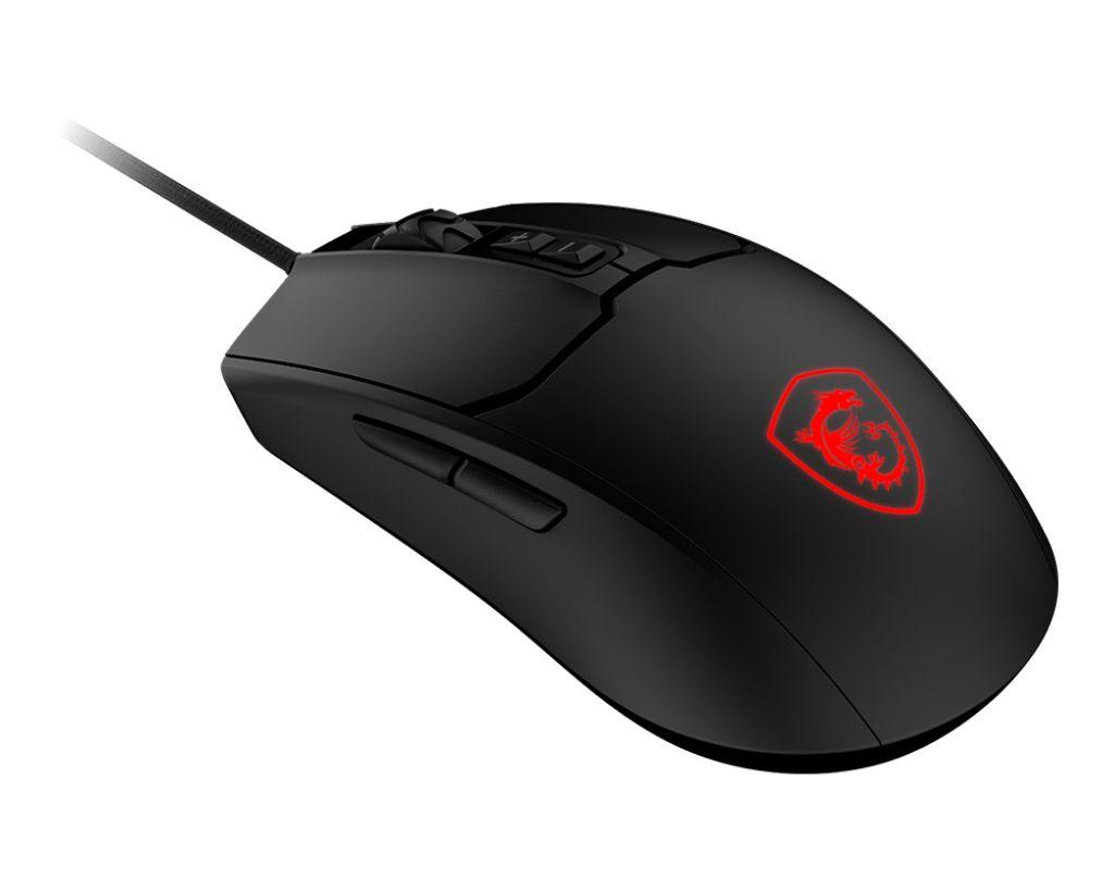 Rato MSI Forge GM100 (Ambidestro - 6400 DPI - Ótico - Preto) — miniatura 2