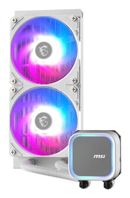 Water Cooler CPU MSI MAG CORELIQUID A13 240 (12 cm - Multi - 3-pin - Branco) — miniatura 2