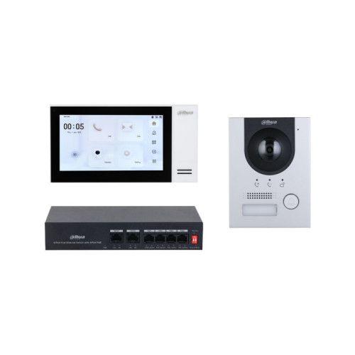 Kit de Videoporteiro IP DAHUA KTP01L-S2(S) (Monitor Tátil de 7 Polegadas - Full HD)
