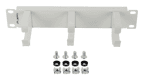 Organizador de Cabos de Rack LANBERG AK-1702-S (10" - 1U - 3 Anilhas - Cinzento)