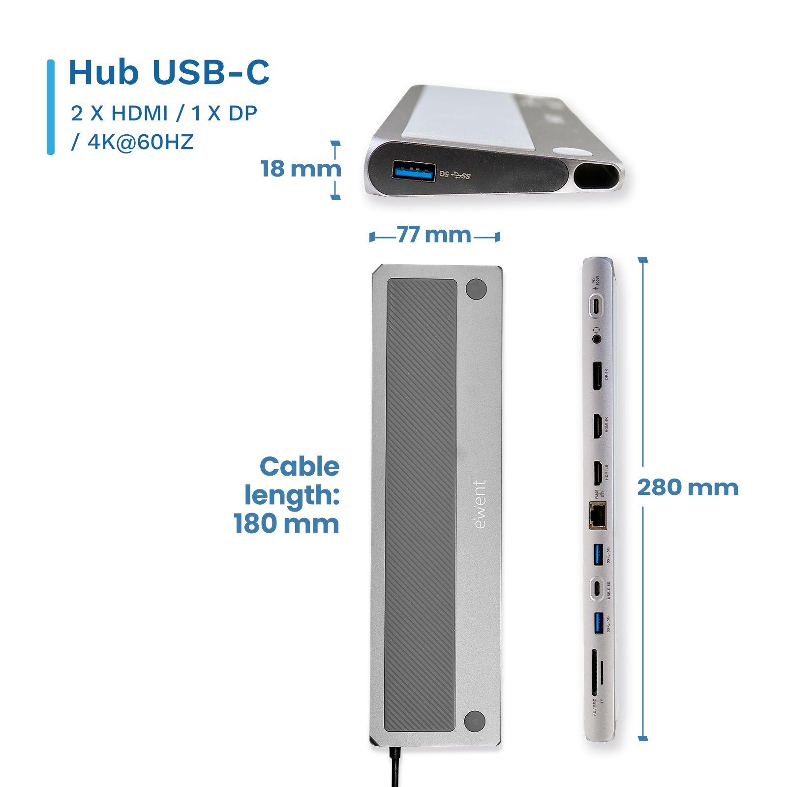 Docking Station EWENT EW1150 (Prateado) — miniatura 2