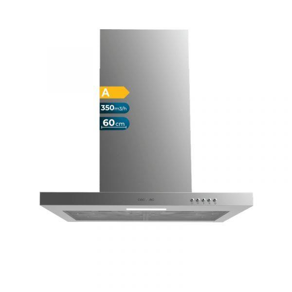 Exaustor de Parede CECOTEC Bolero Flux TM603500 (Altura 118 cm - 60 cm - 52 cm - Inox), miniatura 2