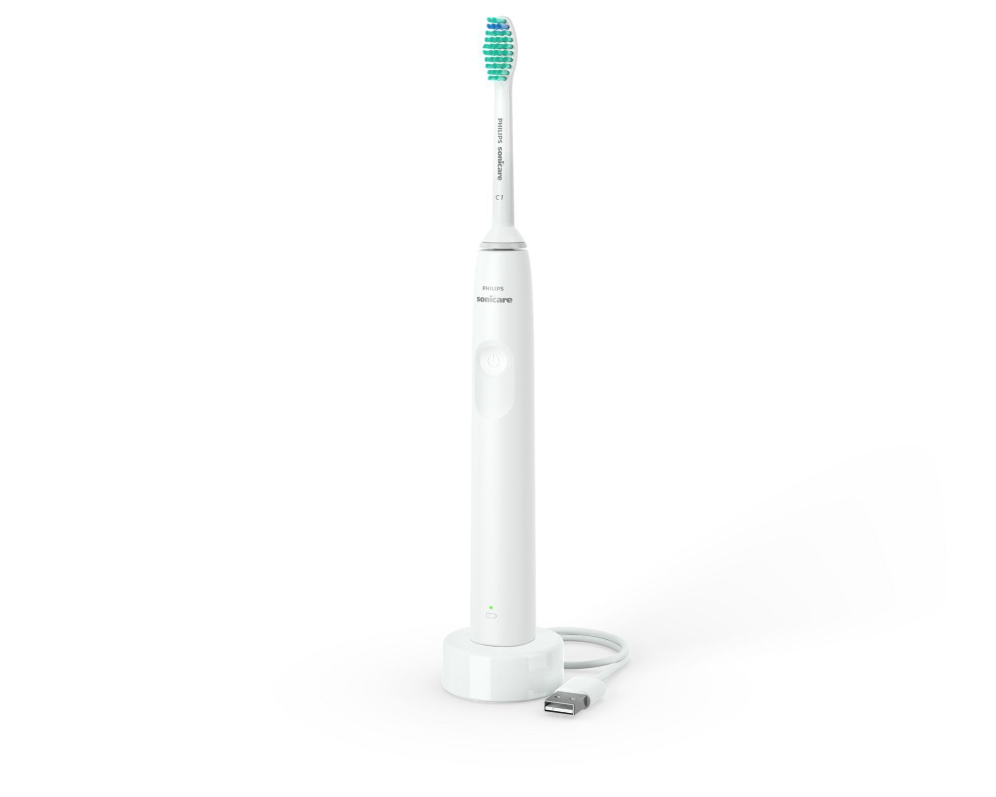 Escova de Dentes Elétrica Sónica PHILIPS Sonicare 2100 Series HX3651/13 (Branco)
