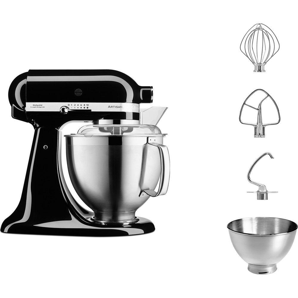 Batedeira KITCHENAID Artisan 5KSM185PSEOB (Altura 36 cm - Preto) — miniatura 2