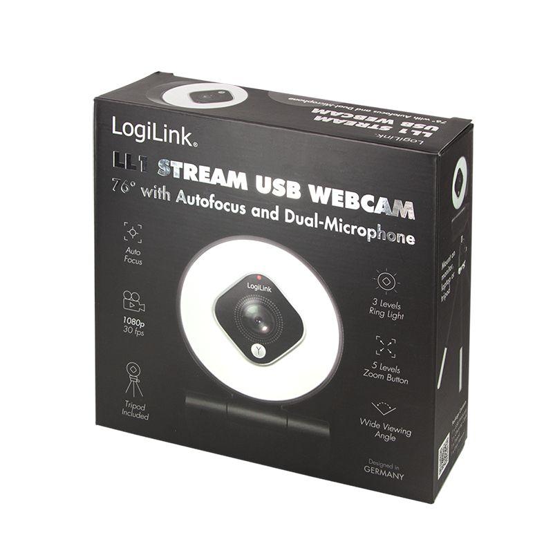 Câmara Web LOGILINK UA0384 (1920 x 1080 pixels - 30 fps - YUY2 - Preto e Branco) — miniatura 9