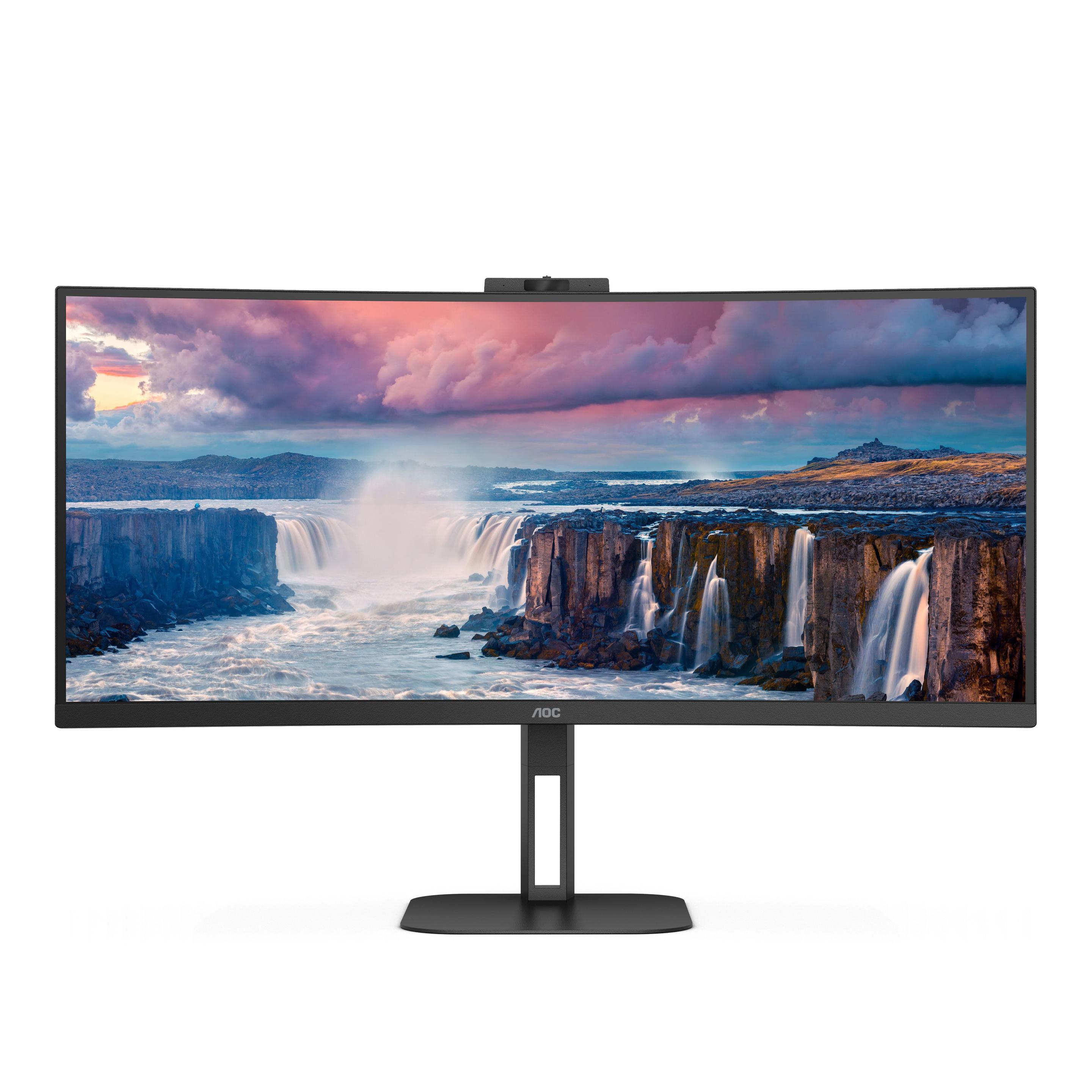 Monitor AOC CU34V5CW/BK (34" - VA - 100 Hz - Preto) — miniatura 3