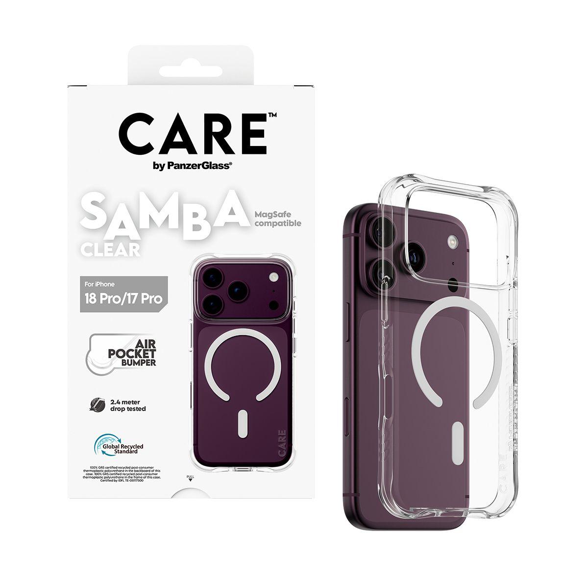 Capa PANZERGLASS CARE Samba Case iP17/18 Pro (Transparente), miniatura 5