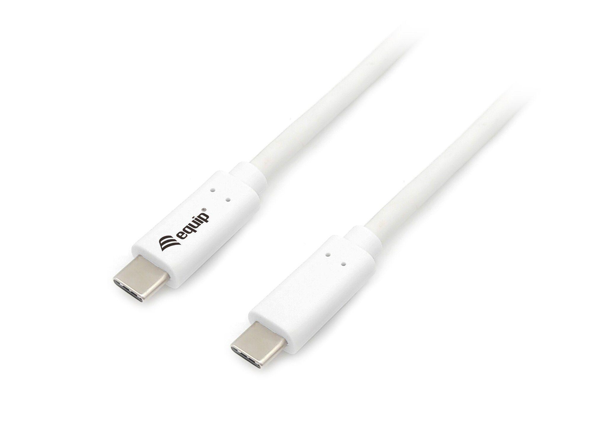 Cabo USB-C EQUIP 128365 (0,5 m - USB-C - Branco)