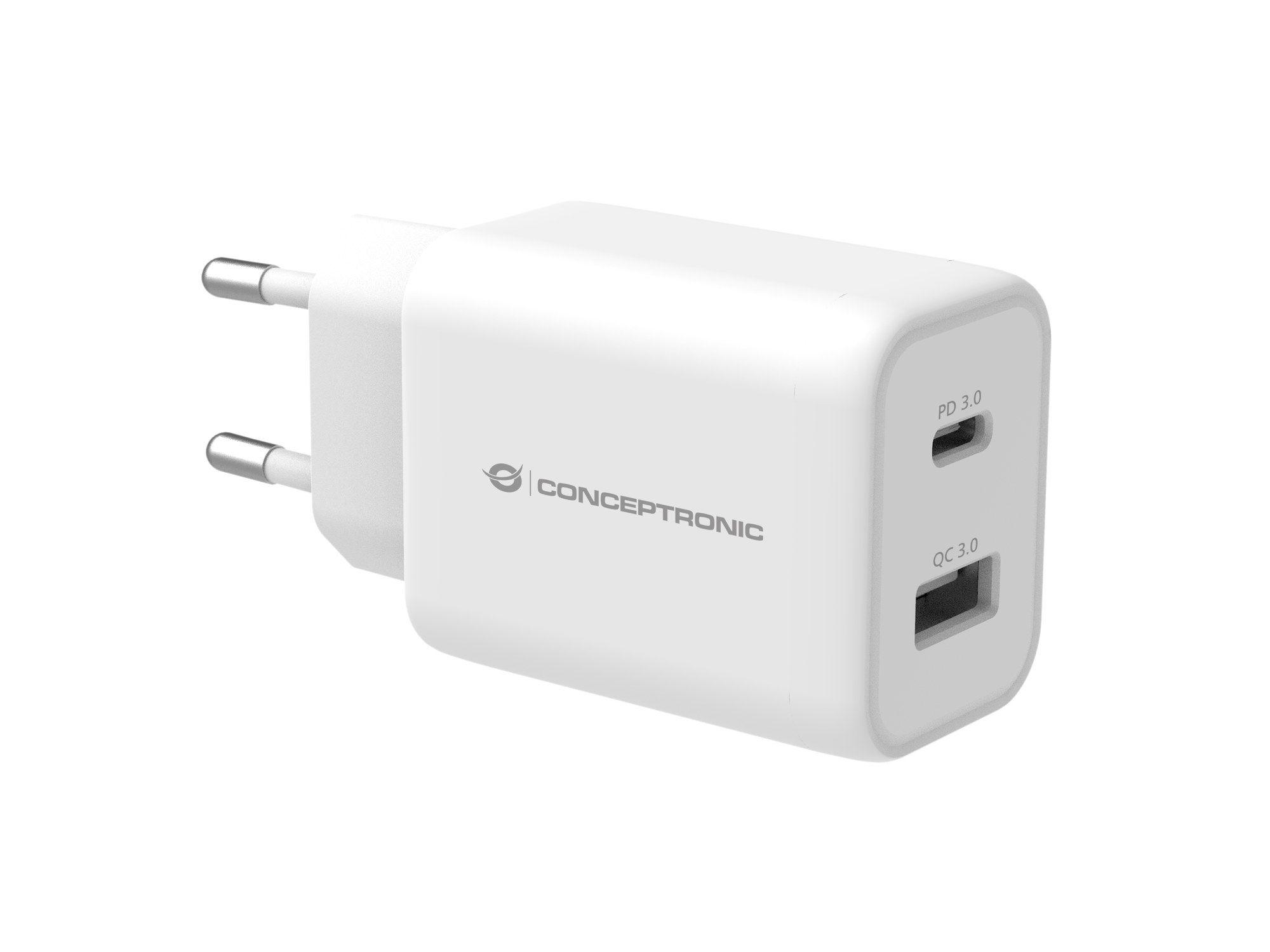 Carregador USB CONCEPTRONIC ALTHEA11W (33 W - Branco)