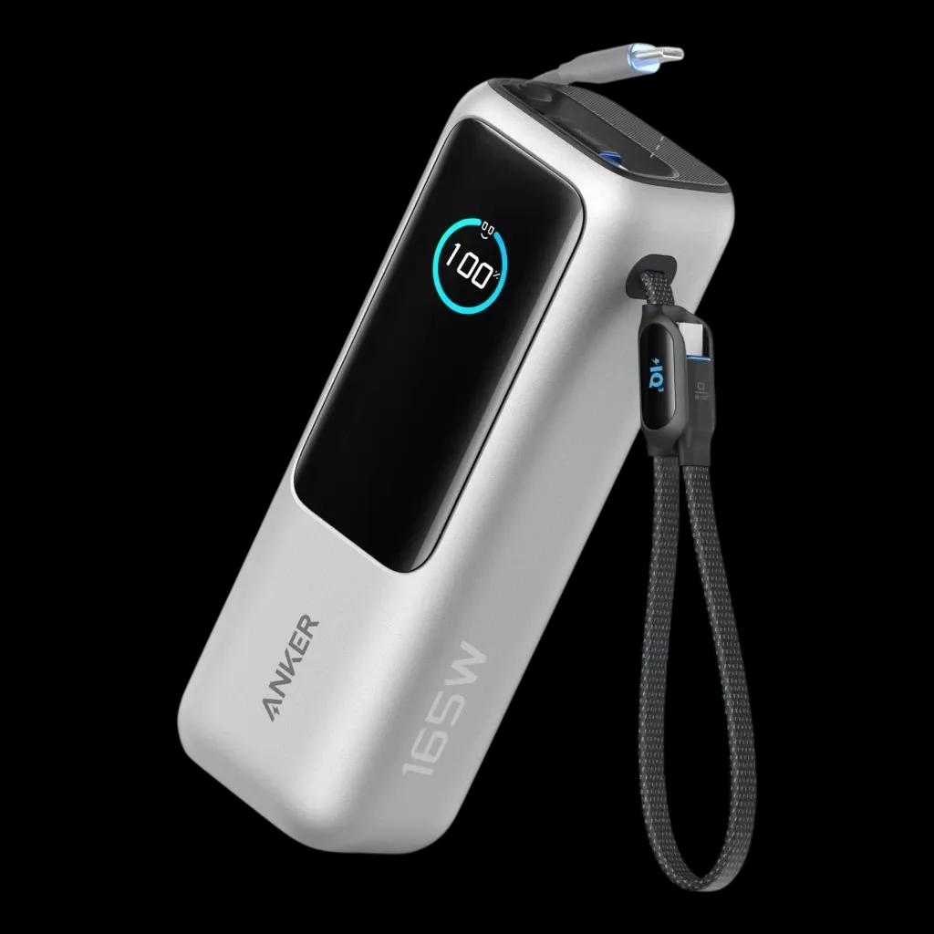 Powerbank ANKER A1695H41 (25000 mAh - Até 100 W - USB-C - Prateado), miniatura 2
