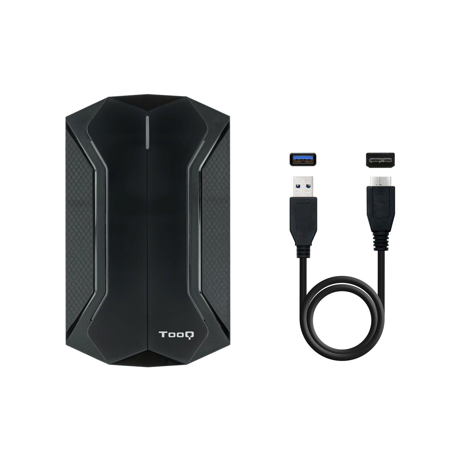 Caixa Externa Gaming TOOQ TQE-2599RGB (2 TB - 2,5" - Preto) — miniatura 5