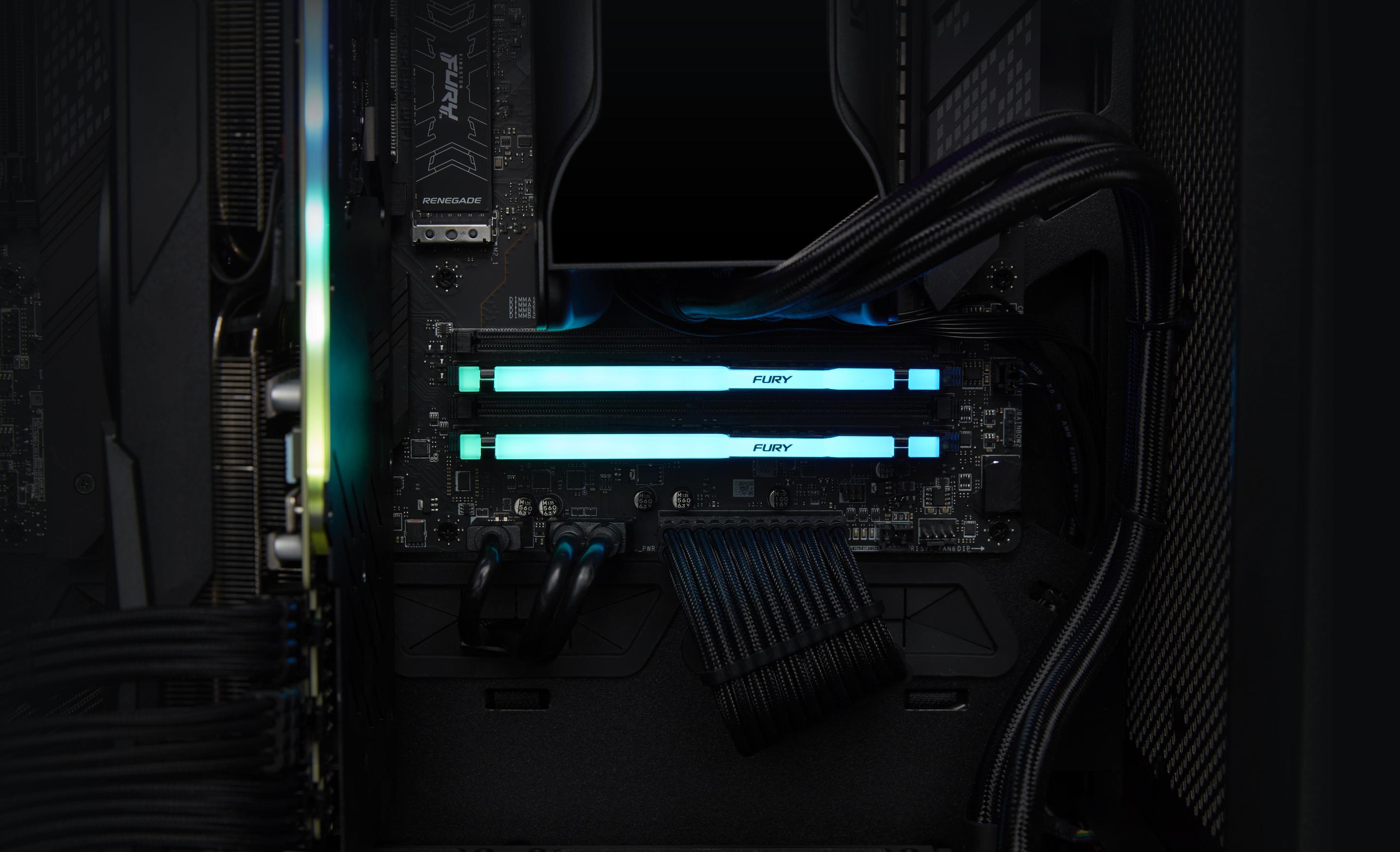 Memória RAM KINGSTON FURY Beast RGB KF560C36BBE2A-16 (6000 MHz - 16 GB - DIMM) — miniatura 10