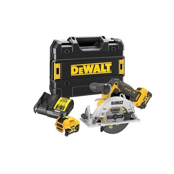 Serra Circular DEWALT DCS512P2-QW (18 V - Bateria - Li-Ion XR - Preto/Amarelo)