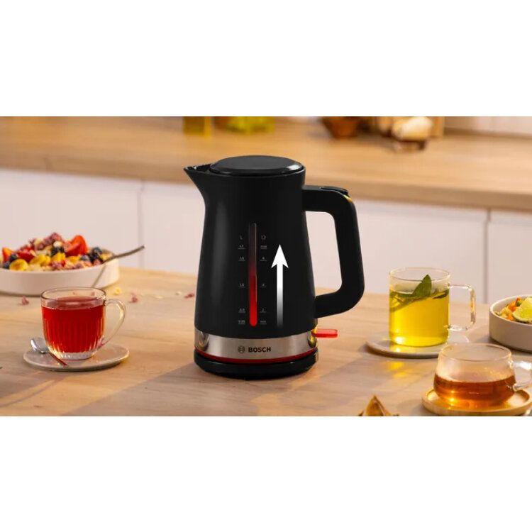 Jarro Elétrico BOSCH TWK4M223 (2400 W - 1,7 l - Plástico - Preto), miniatura 3