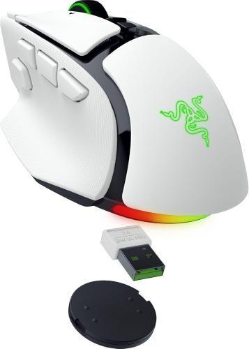 Rato RAZER Basilisk V4 Pro (Ergonómico - Até 50.000 DPI - Bluetooth - Branco)