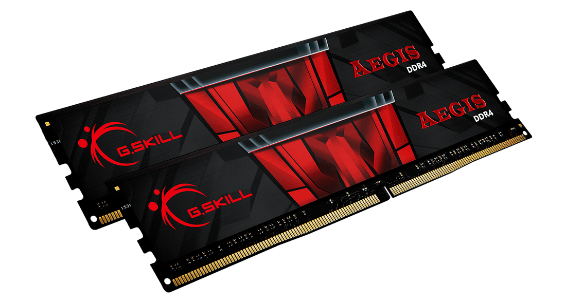Memória RAM G.SKILL Aegis F4-3200C16D-16GIS (3200 MHz - 16 GB - DIMM)