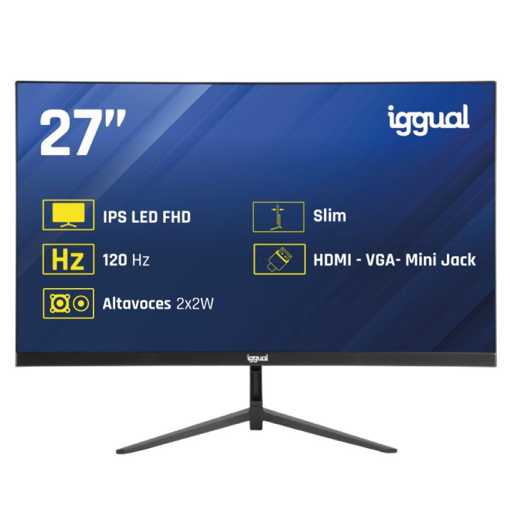 Monitor IGGUAL ML27SMM (27" - IPS - 120 Hz - Preto)