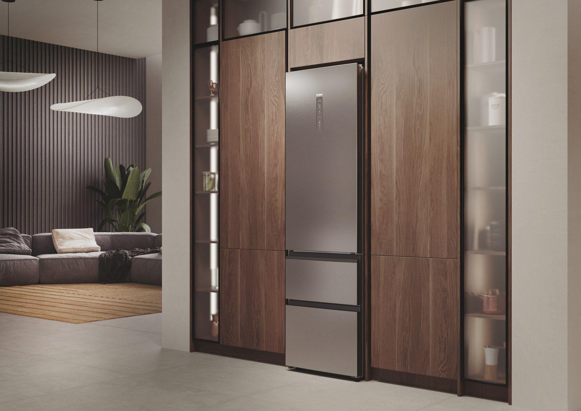 Frigorífico Combinado Independente HAIER HTW7620ANMG (414 L - 205x59,5x66,7 cm - 205 cm - Inox), miniatura 15