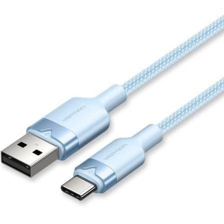 Cabo USB 2.0 VENTION CTNLH (2 m - USB Tipo-C macho - USB macho - Azul)