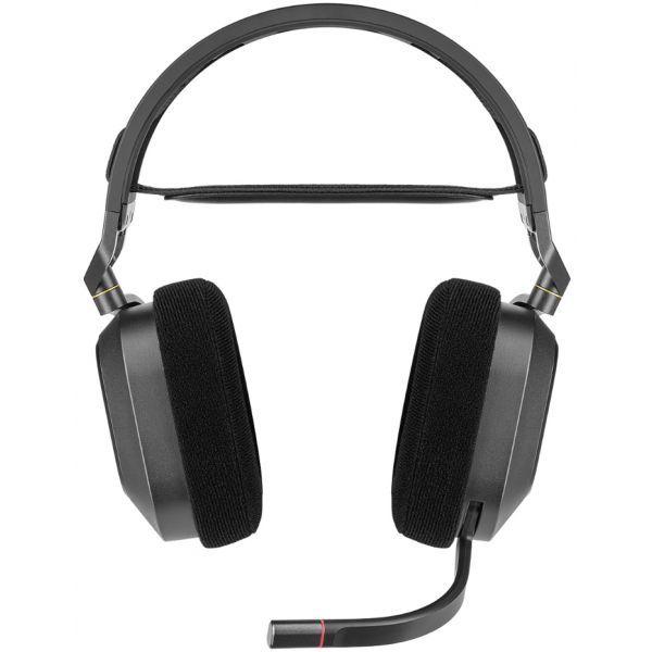 Headset Gaming CORSAIR HS80 Wireless (Binaural - USB - 5 cm - Preto) — miniatura 3
