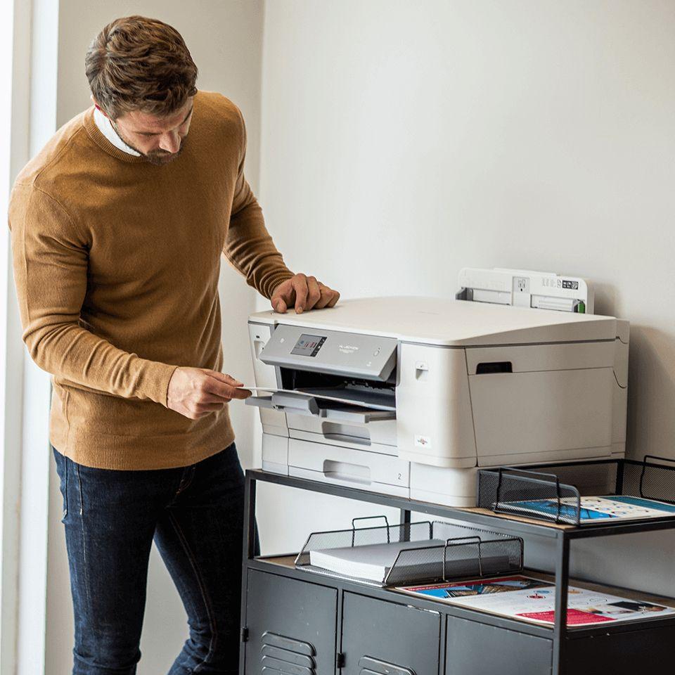 Impressora de Jato de Tinta BROTHER HL-J6010DW (A3 - 500 folhas - Ethernet - Branco) — miniatura 5