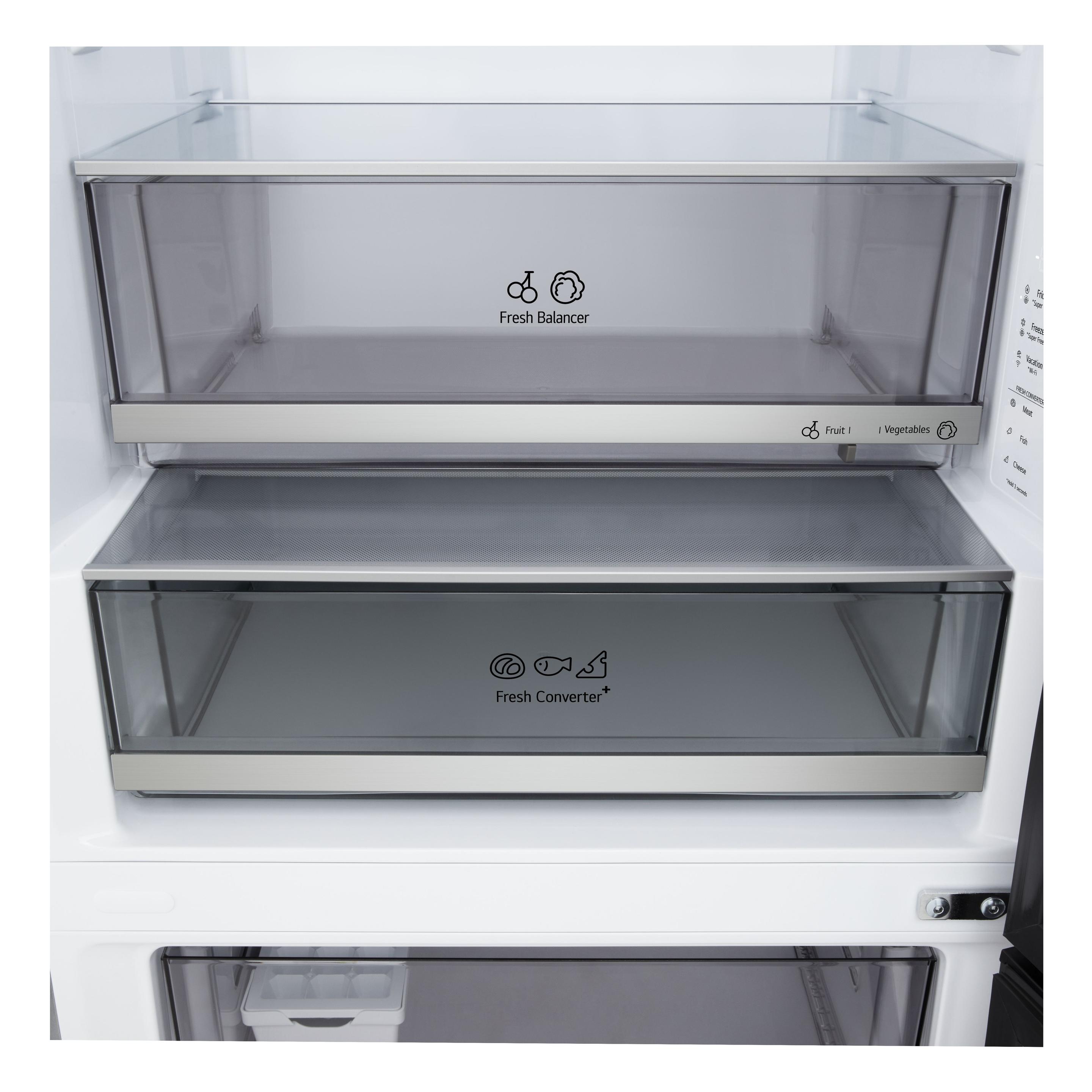 Frigorífico Combinado Independente LG GBBW322CPY (465 l - 203x69,7x70,4 cm - 70 cm - Prateado) — miniatura 5