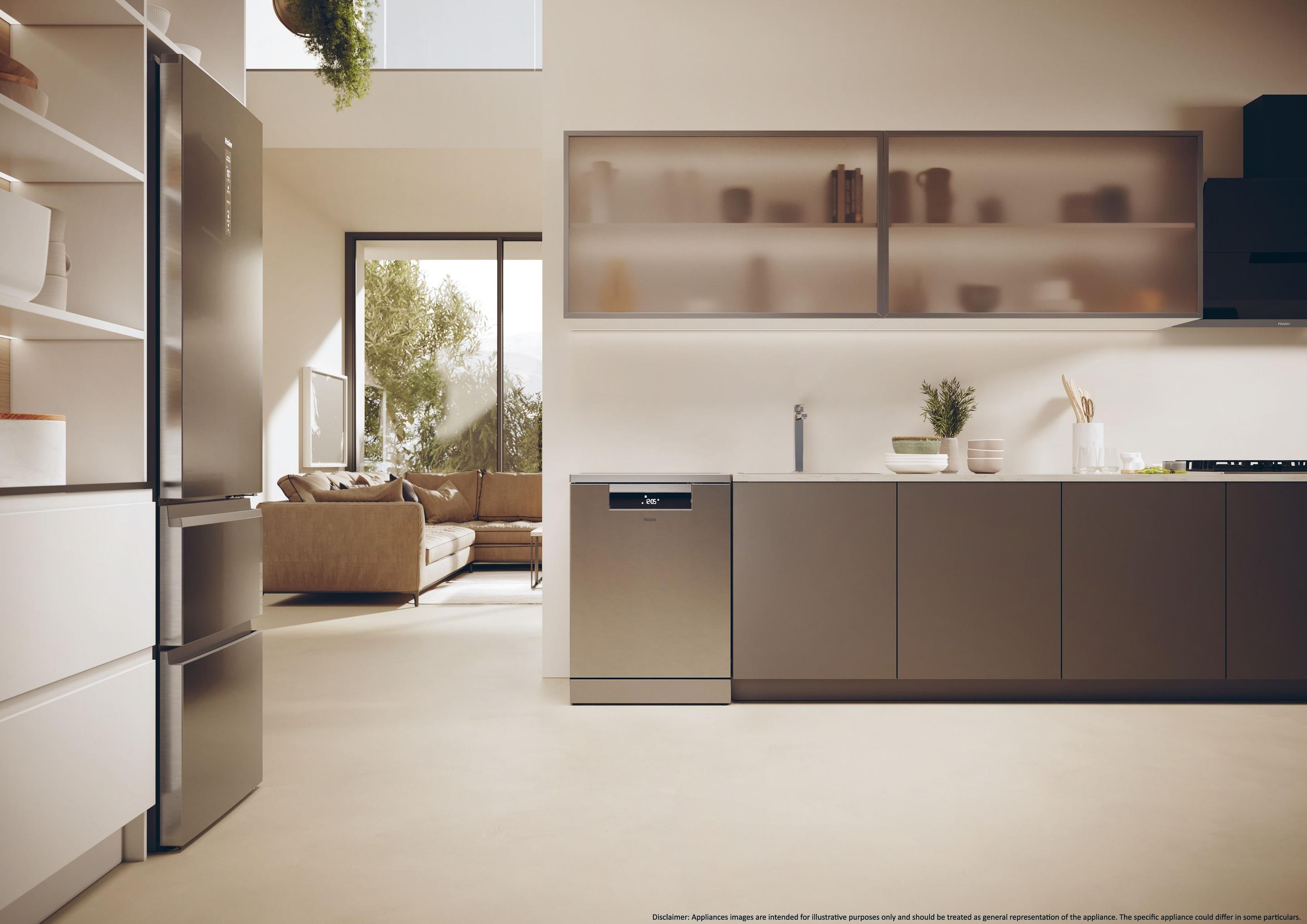 Máquina de Lavar Loiça Independente HAIER XF6B2M3PX (16 talheres - B - 9,5 l - Prateado), miniatura 15