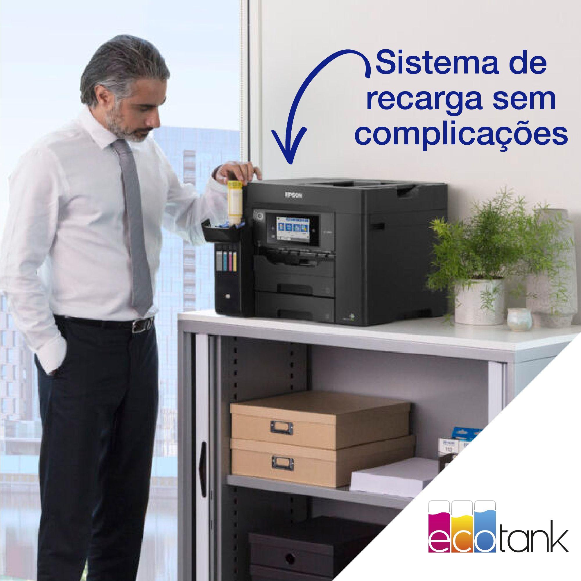 Impressora Multifunções EPSON EcoTank ET-5805 (A4 - Impressão a cores - 550 folhas - Preto) — miniatura 7