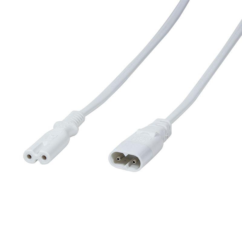 Cabo de Extensão de Alimentação LOGILINK CP132 (2 m - Acoplador C7 - Dispositivo para ligar C8 - Branco)