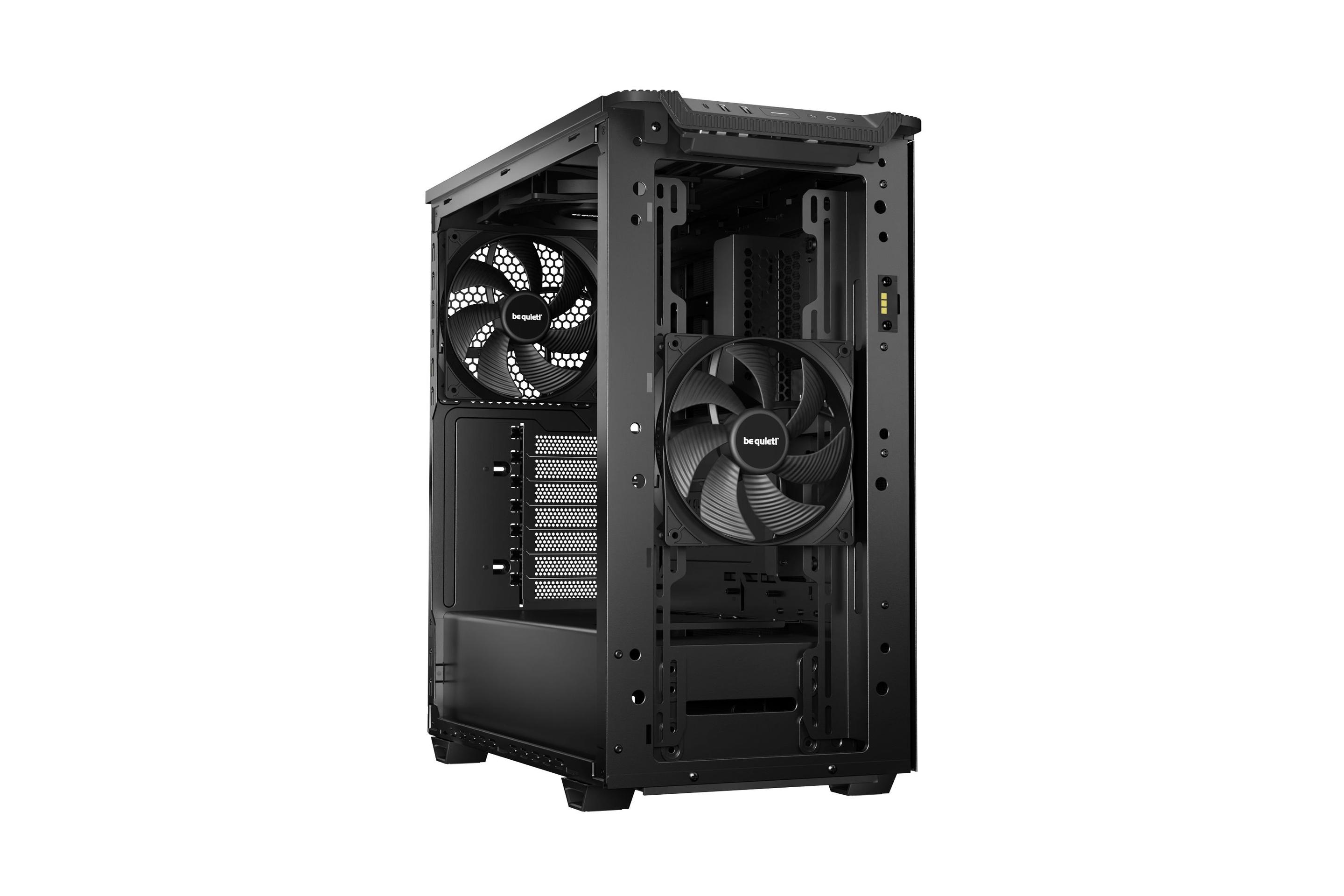 Caixa PC BE QUIET! PURE BASE 501 DX (ATX, micro ATX, Mini-ATX - ATX, PS2 - Midi Tower - Preto) — miniatura 2