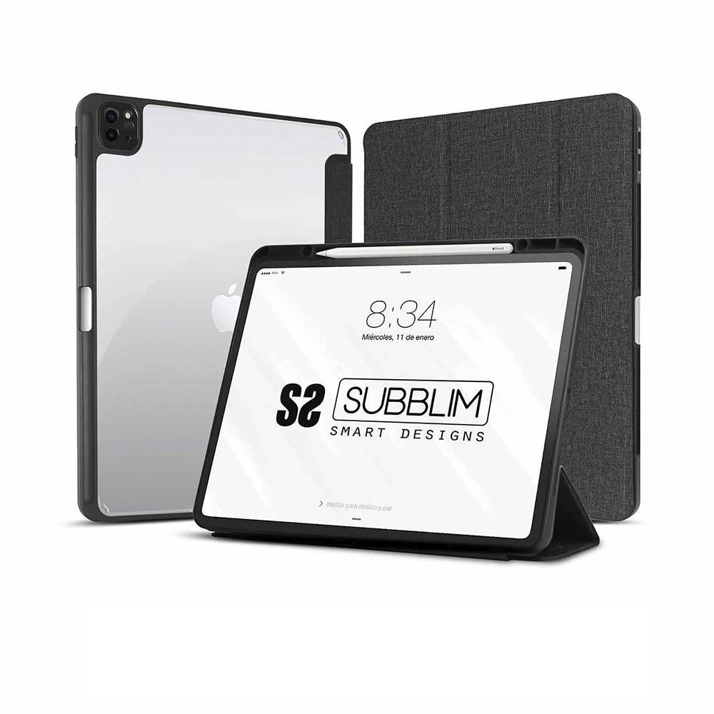 Capa para Tablet SUBBLIM Clear Shock Case (iPad Pro 12,9″ 2020–2022 - Preto/Transparente) — miniatura 2
