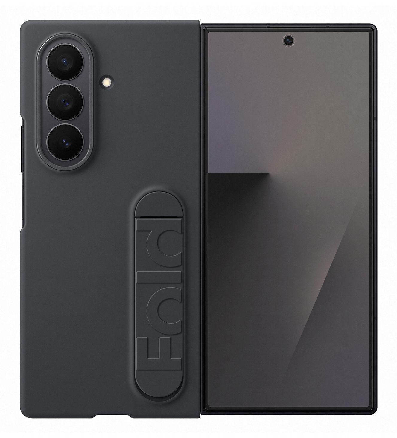 Capa de Silicone SAMSUNG Galaxy Z Fold7 (Silicone - Preto)