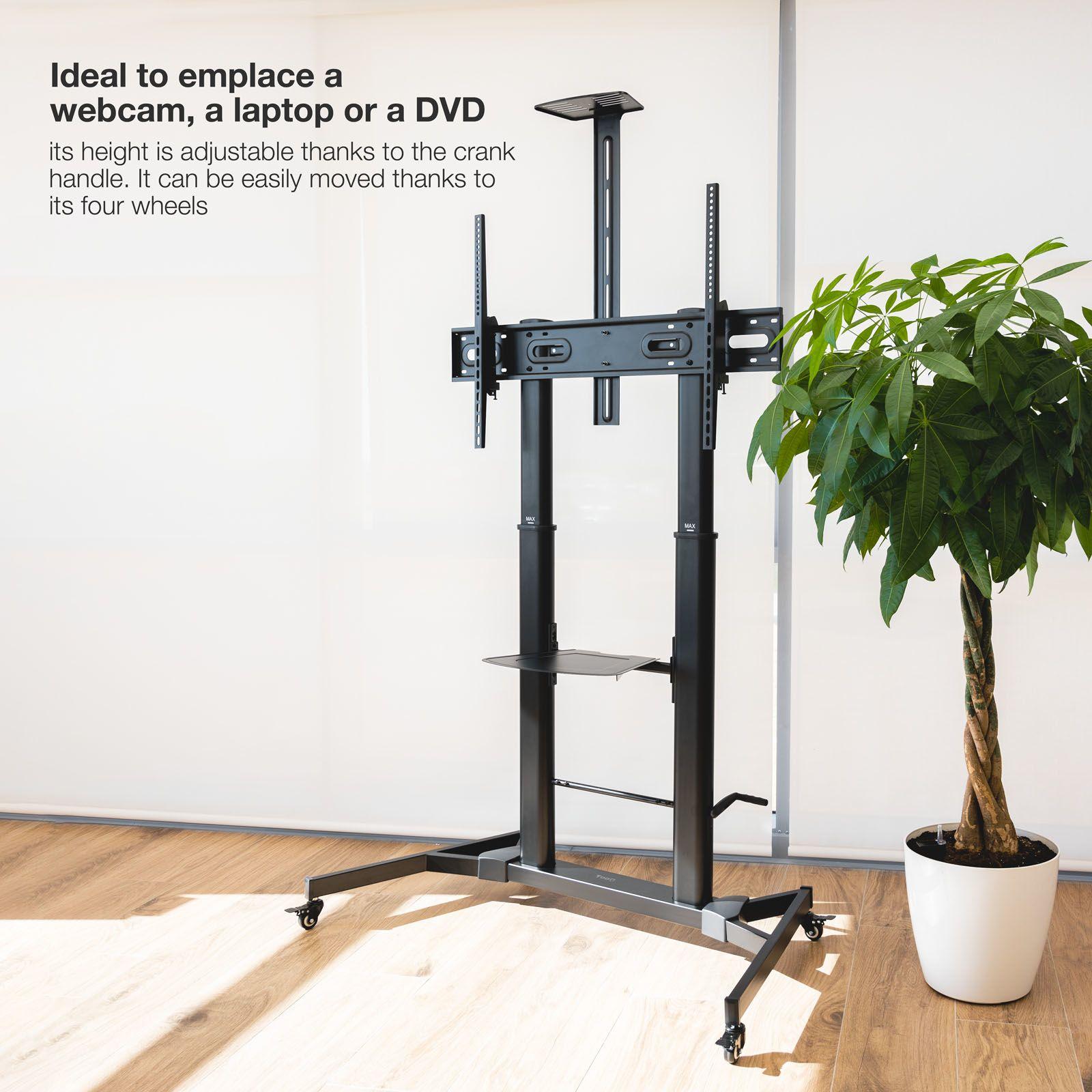 Suporte de Chão para TV TOOQ FS20400HM-B (60-100" - 100 kg - Preto), miniatura 7