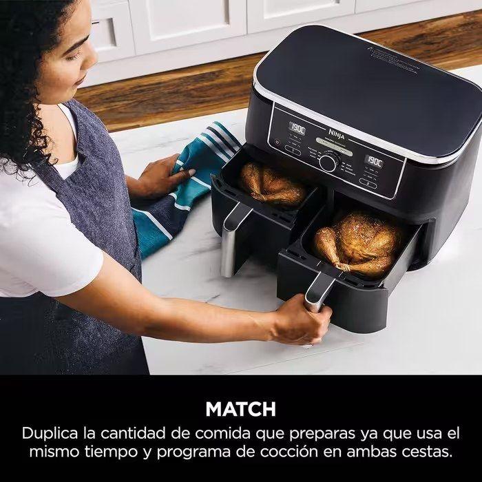 Fritadeira de Ar Quente Independente NINJA AF400EU (2470 W - Rotativo e táctil - Altura 32,5 cm - Preto), miniatura 5