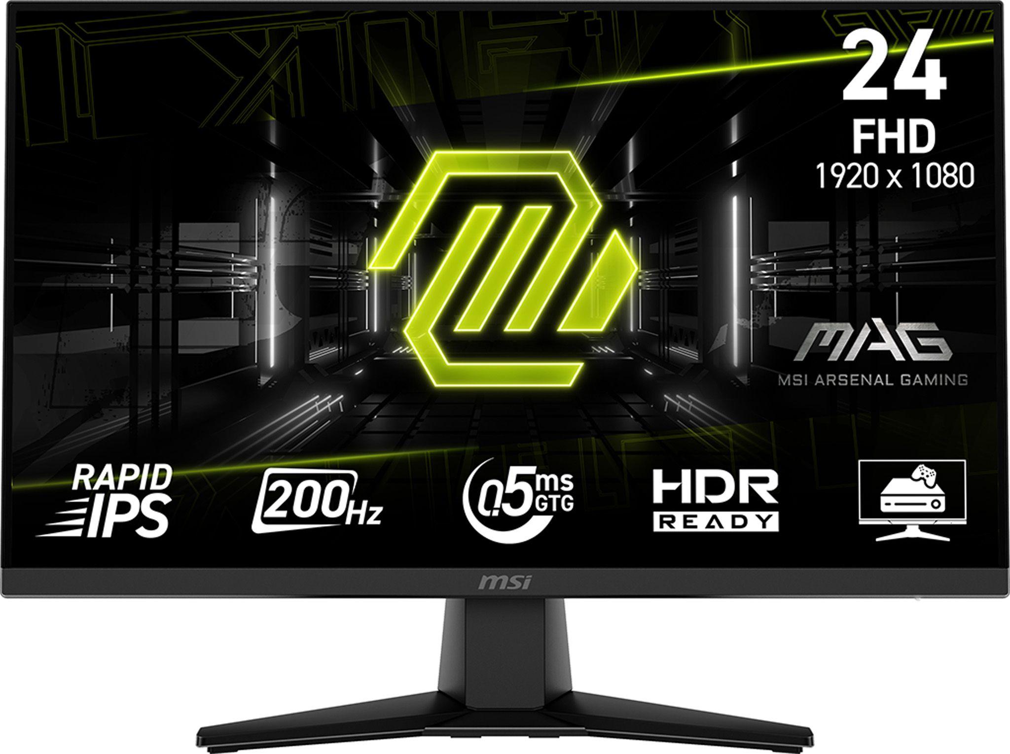 Monitor MSI MAG 242F (23,8" - Rapid IPS - 200 Hz - Preto)