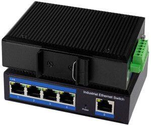 Switch Industrial LOGILINK NS202P (RJ45 - 10/100/1000 Base-TX - Preto), miniatura 2