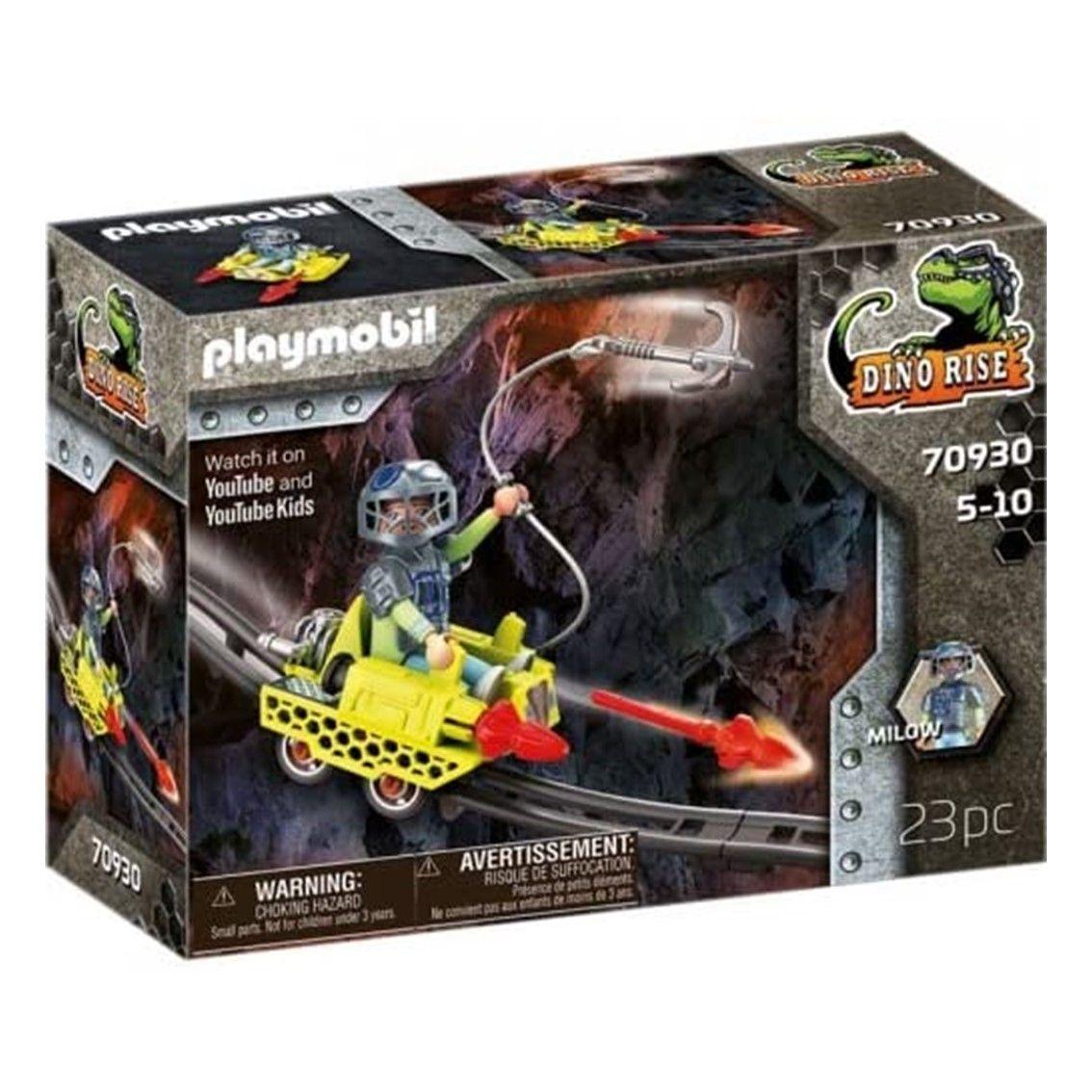 Veículo de Brinquedo PLAYMOBIL Dino Rise Mina Cruiser 70930 (5 anos - Multicor)