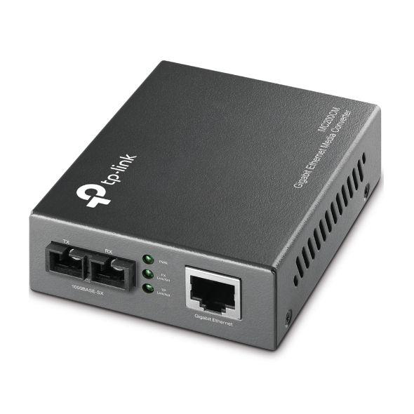 Conversor de Fibra TP-LINK MC200CM (Gigabit Ethernet - 1000 Mbit/s - Preto)