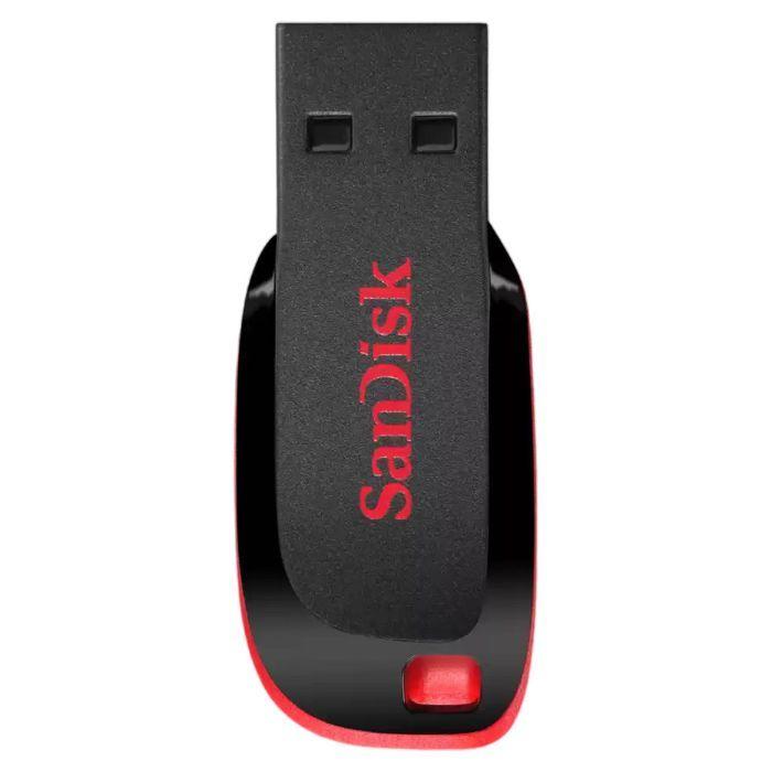 Pen USB SANDISK Cruzer Blade SDCZ50-016G-B35 (USB 2.0 - Sem tampa - Até 28 MB/s - Preto e Vermelho), miniatura 3