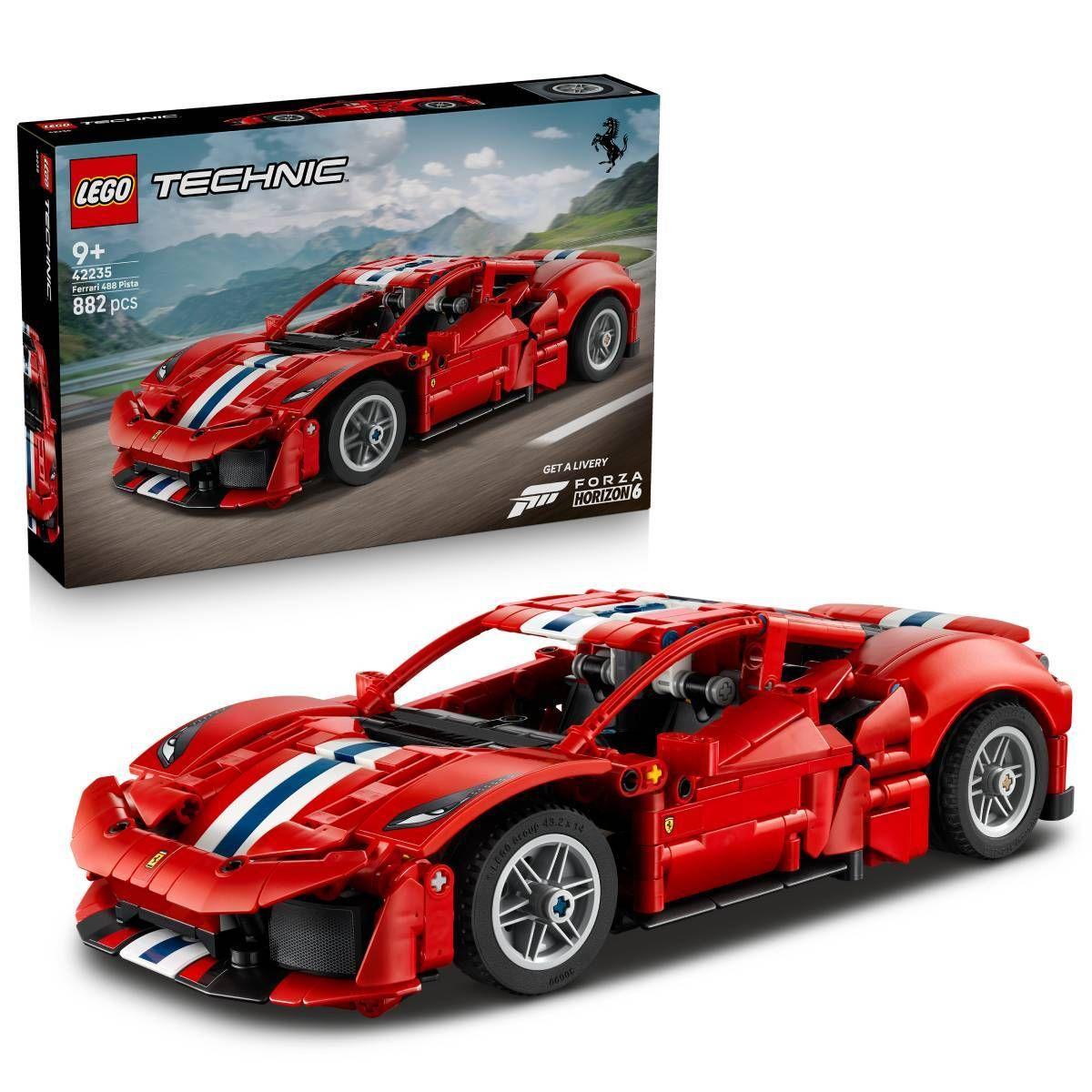 LEGO 42235 Technic Carro Ferrari 488 Pista (9+ anos - 882 peças) — miniatura 3