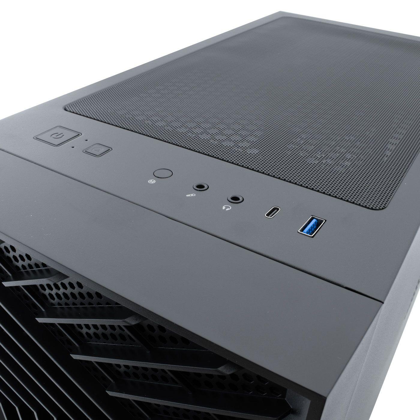 Caixa de Computador COOLBOX GA300 Grid Line (ATX, Micro ATX, Mini-ITX - Torre - 16,4 cm - Preto) — miniatura 5