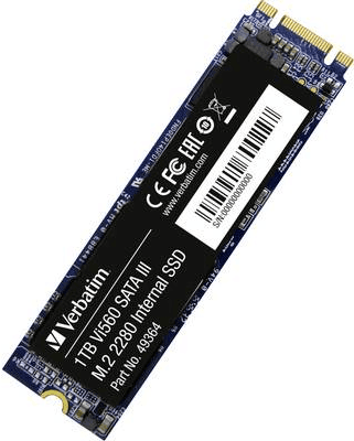 SSD VERBATIM 49364 / Vi560 (1 TB - M.2 - SATA - Preto)